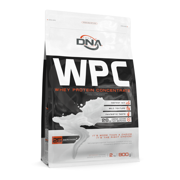 Proteīna pulveris DNA WPC vanilla 0.9 kg