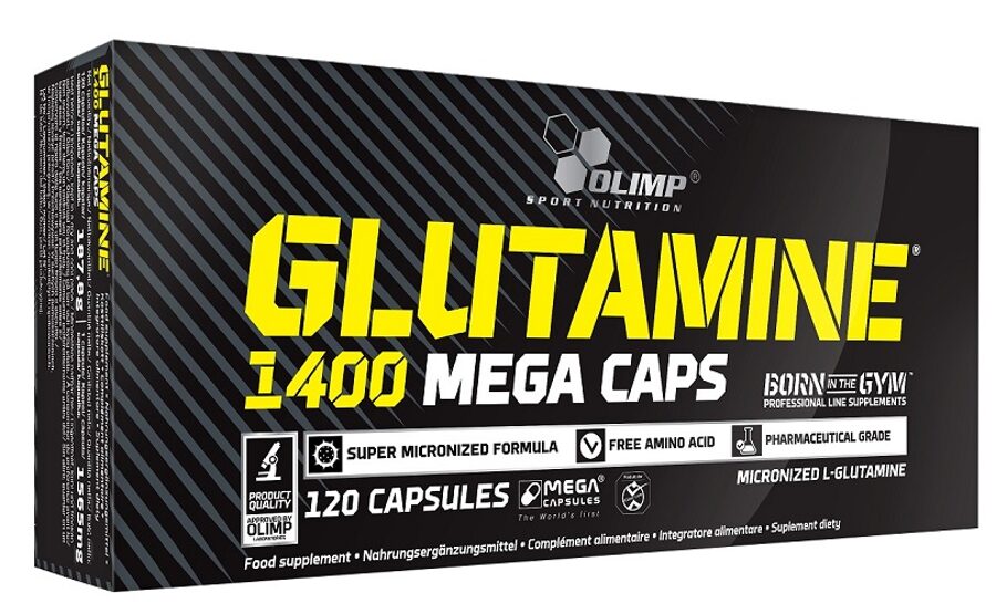 Glutamīns, Olimp Sport Nutrition Glutamine 1400, 120 kapsulu