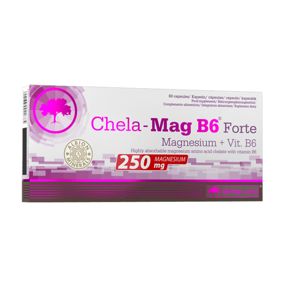 Magnijs CHELA-MAG B6 FORTE Olimp Sport Nutrition 60 kapsulas